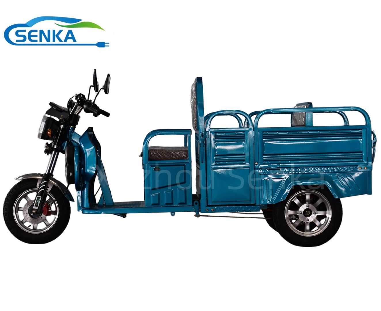 Senka 1800W 1.3m Cargo Box Custom Electric Tricycle for Farmers