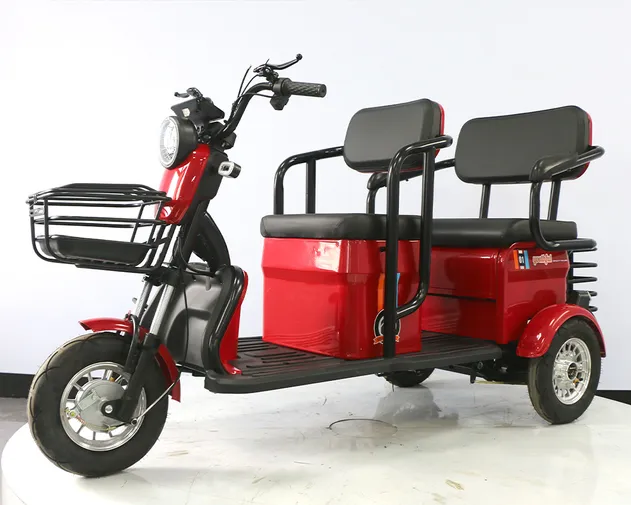 Ebike 3 Wheel Electric City Scooter 600W 800W Cargo Electric E-Tricycle - detail 12