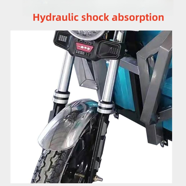 Good Hill Climbing Ability Wholesale 1000W 48V Electric Cargo Tricycle Motorized Open Body Self Dump Electric Vehicle for Delivery - Image 6