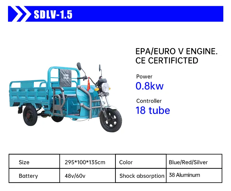 Electric Tricycle High Quality Motor Cargo Trike - detail 6
