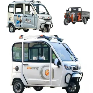 Factory Stainless Steel Electric Cargo Tricycle, Rustproof Three Wheel Transport Tricycle - detail 14