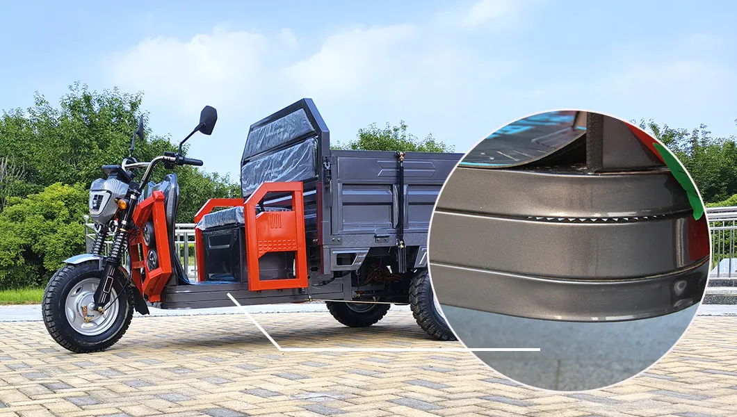 Senka Strong Adult Electric Tricycle for Deliver Use with 1.8m Cargo Box - detail 8