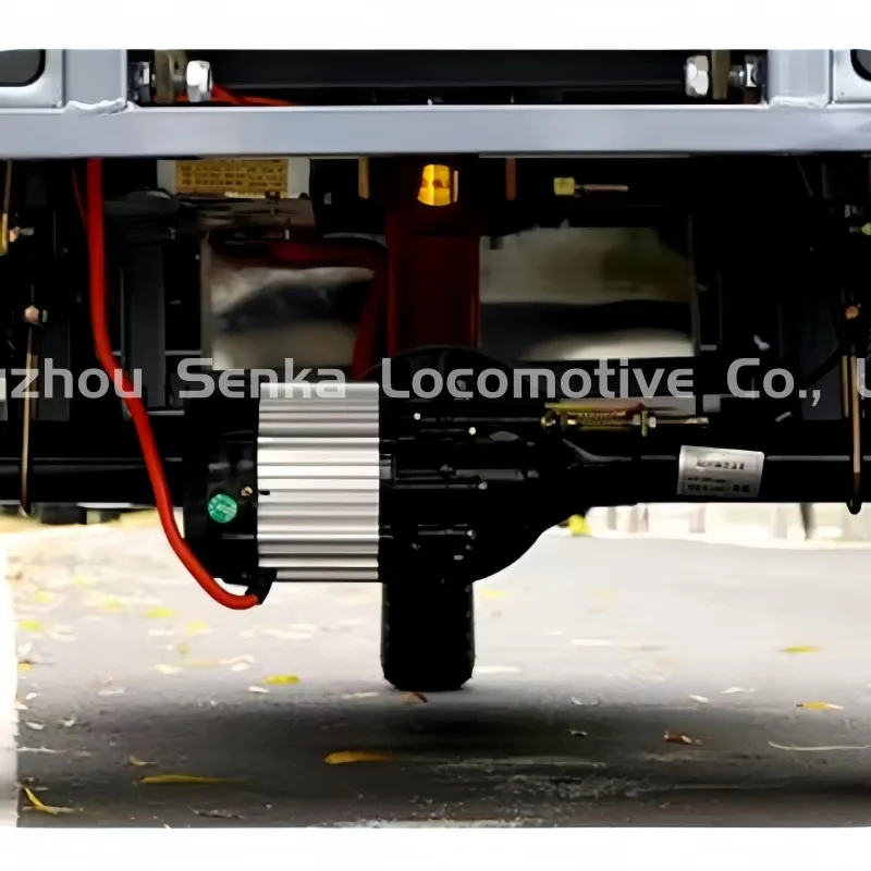 Senka 2026 Hot Hydraulic Self-Unloading Electric Three-Wheeled Open Body Cargo Tricycle - detail 11