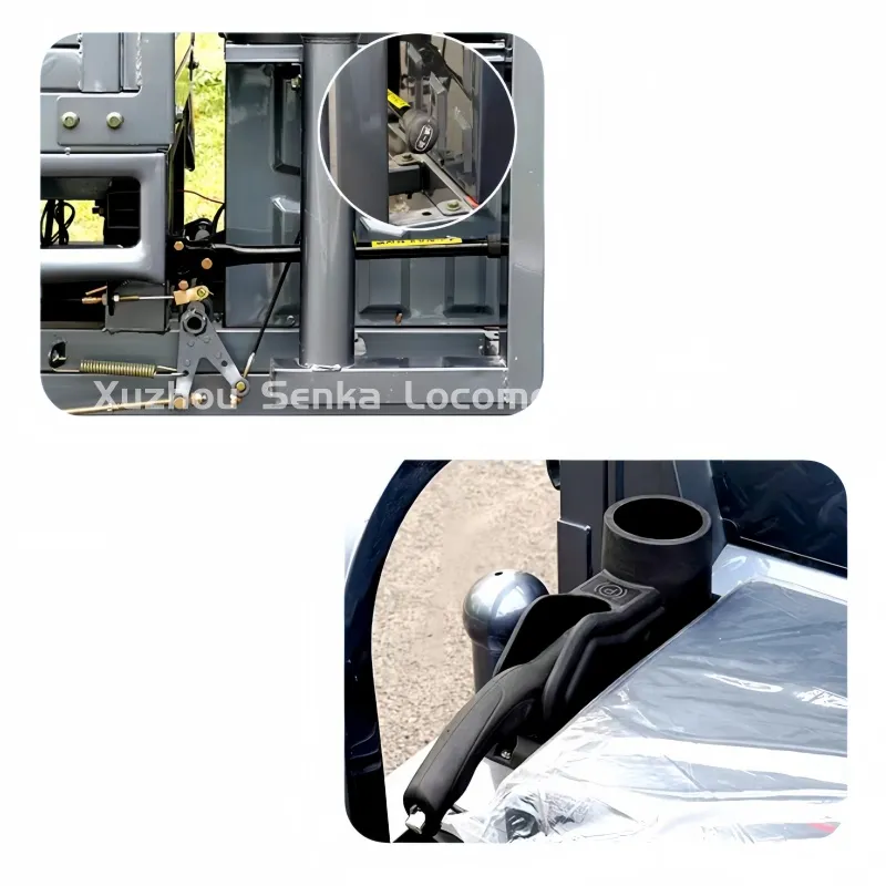 Senka 2026 Hot Hydraulic Self-Unloading Electric Three-Wheeled Open Body Cargo Tricycle - detail 12