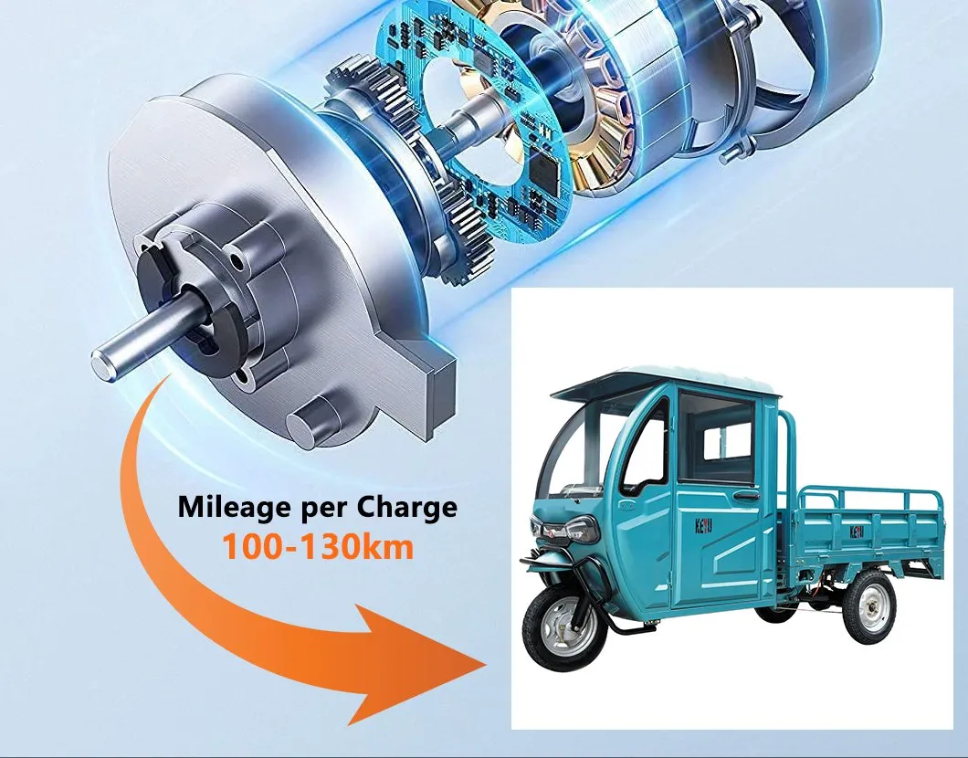 Keyu Special Offers 48V 800W Cargo Electric Tricycle for Rural Transportation - detail 5