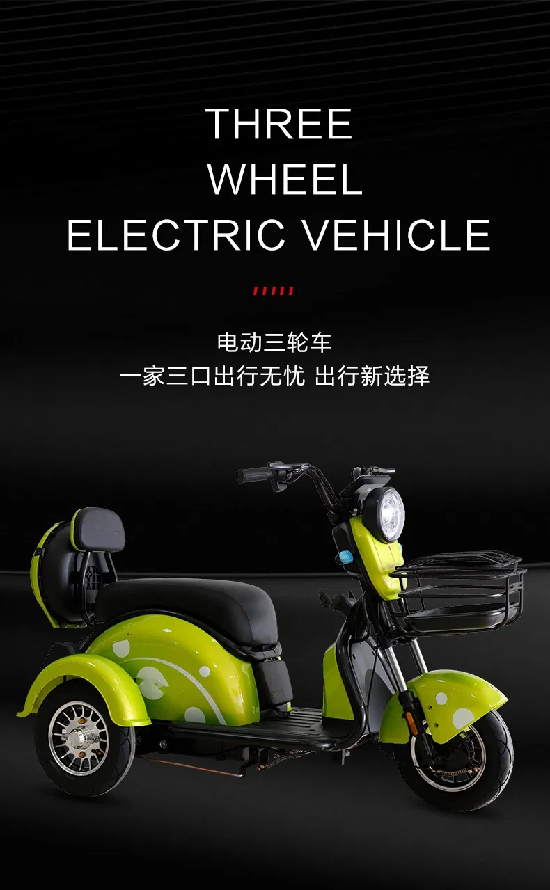 Fast Shipping Manufacture Adult 3 Wheel Passenger Cargo Electric Scooter Tricycle Electric for Leisure - detail 1