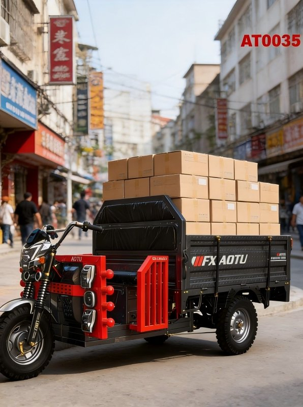 Adult Tricycle Electric Tricycle for Adults, Motorized Tricycle 3 Wheel Motorcycle, Electric Tricycle Car for Cargo Transportation - detail 1