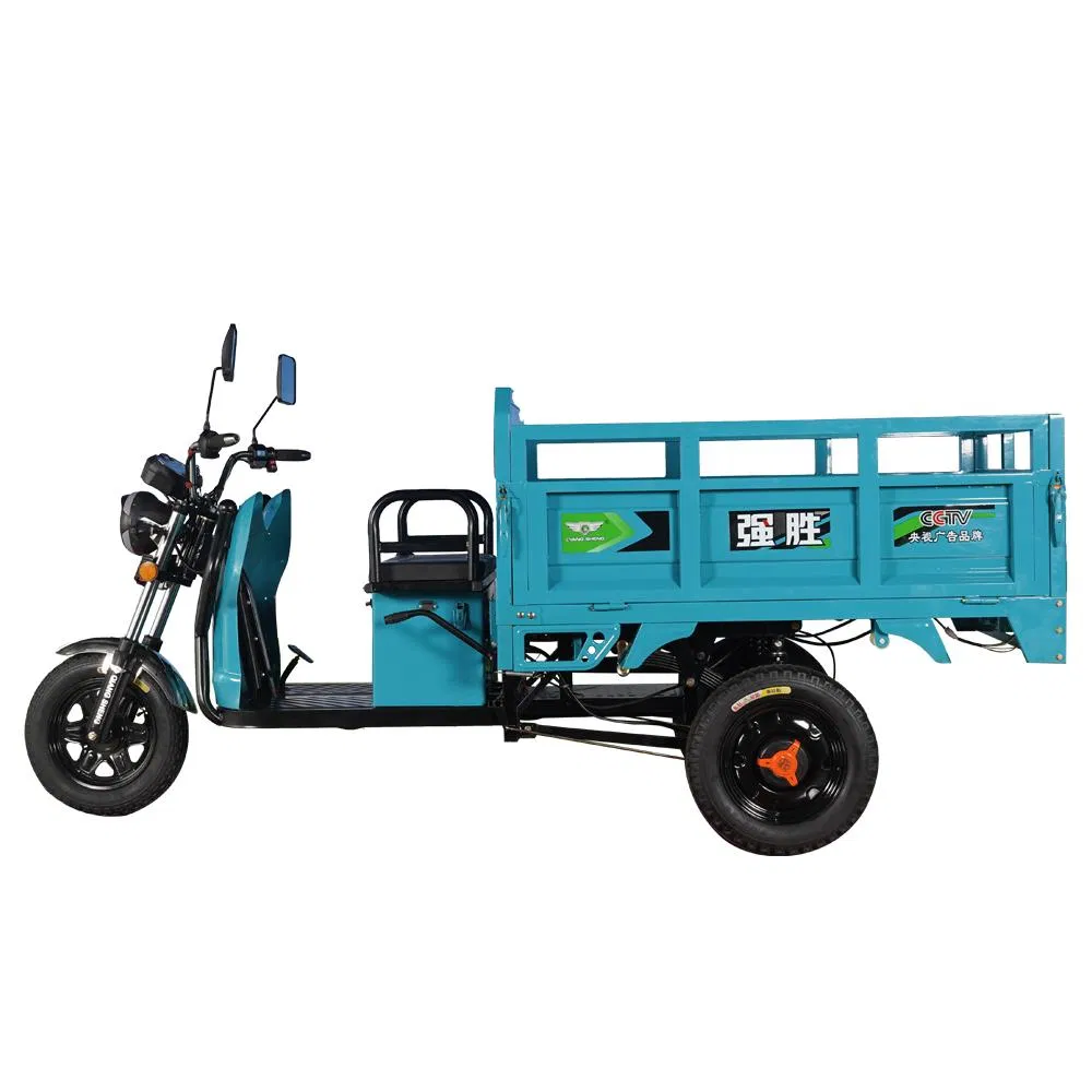 Powerful 1500W 60V Loading 1000kg Cargo Electric Tricycle with Open Cabin Used in Farm Electric Trike China Manufacture - Image 2