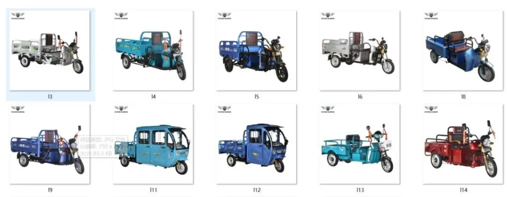Powerful 1500W 60V Loading 1000kg Cargo Electric Tricycle with Open Cabin Used in Farm Electric Trike China Manufacture - detail 10