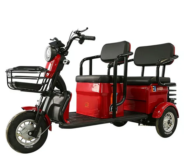 1000W Electric 4-Wheel Cargo Cart E-Tricycle with Roof - detail 13