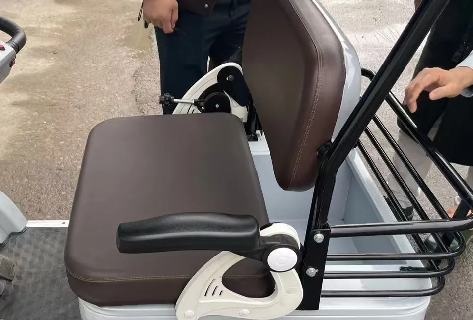1000W Electric 4-Wheel Cargo Cart E-Tricycle with Roof - detail 7
