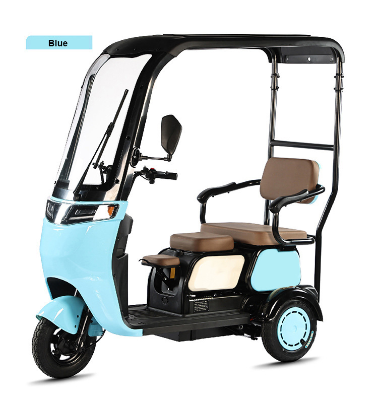 Tricycles Electric Cargo Used for Mini Motorcycle Gas Nigeria 3 Wheel Passengers to Pedales with Freezer Motorized E Tricycle - Image 4