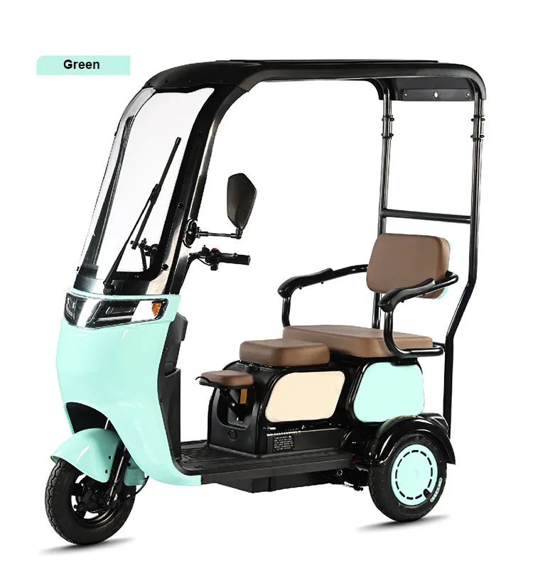 Tricycles Electric Cargo Used for Mini Motorcycle Gas Nigeria 3 Wheel Passengers to Pedales with Freezer Motorized E Tricycle - detail 11