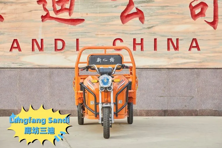 3 Wheel Electric Tricycle with 1.5m/1.8m Cargo Box Motorcycle - detail 1
