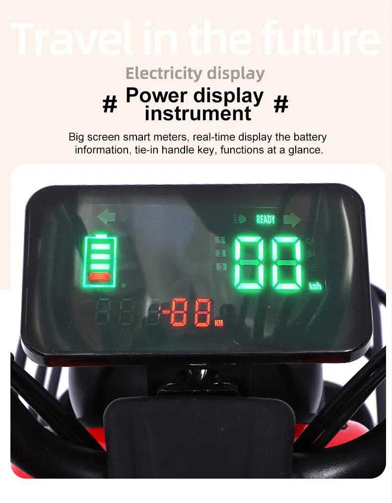 600W with 48V/60V/72V Battery, Vacuum Tires for All-Terrain Performance, Reliable Chinese Manufacturing Electric Cargo Tricycle - detail 8