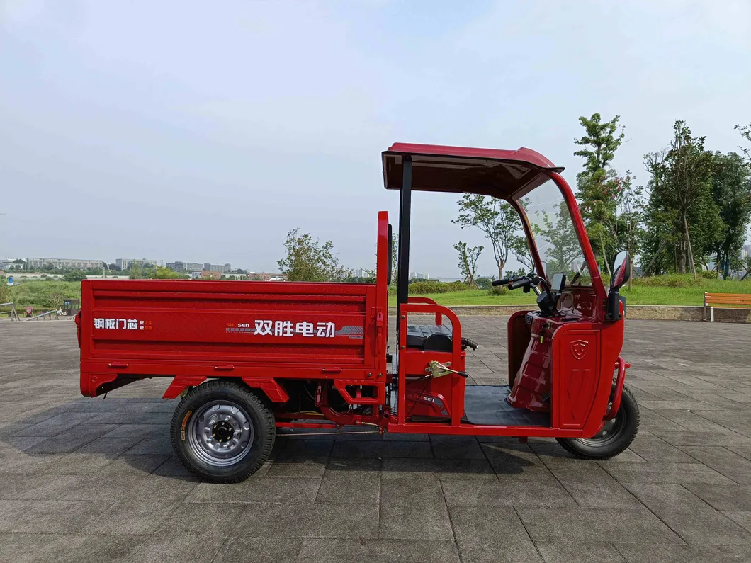 Wholesale Electric Cargo Tricycle 60V Steel Frame Open Cab Adult Passenger Tricycle Cheap Three Wheel Electric Tricycle for Adults - detail 4