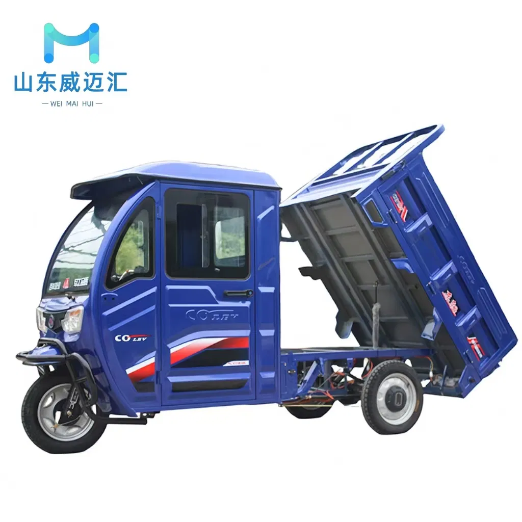 Versatile Enclosed Cabin Electric Tricycle for Cargo Transport - Image 2