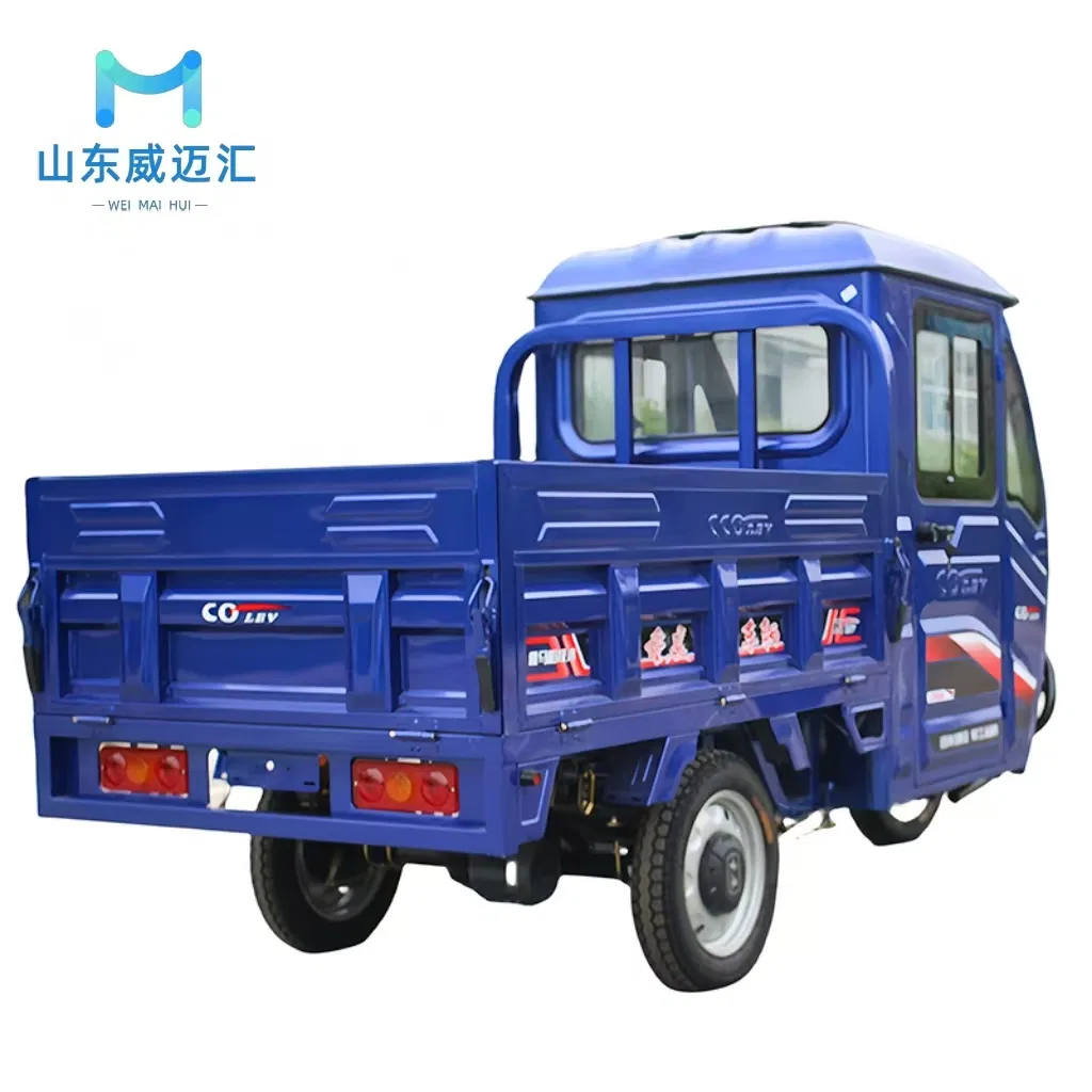 Versatile Enclosed Cabin Electric Tricycle for Cargo Transport - Image 3