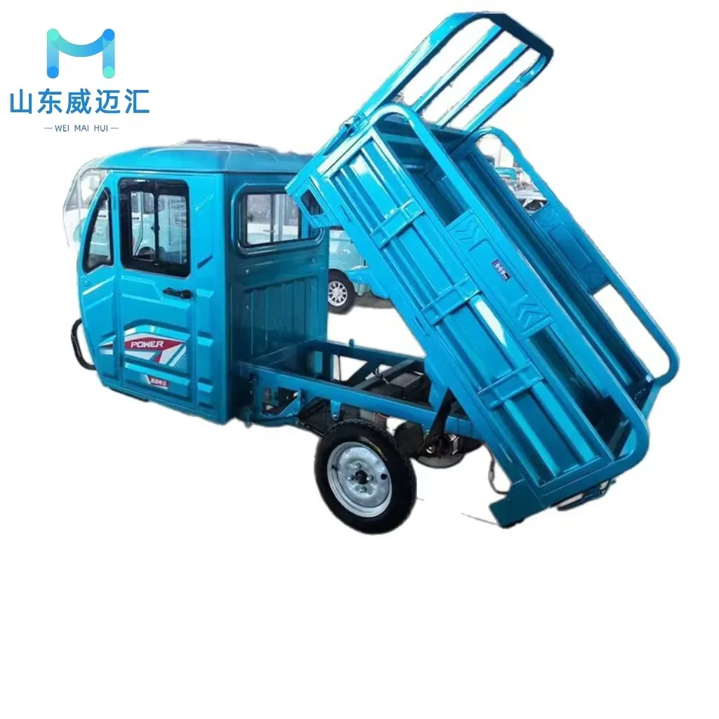Versatile Enclosed Cabin Electric Tricycle for Cargo Transport - Image 4