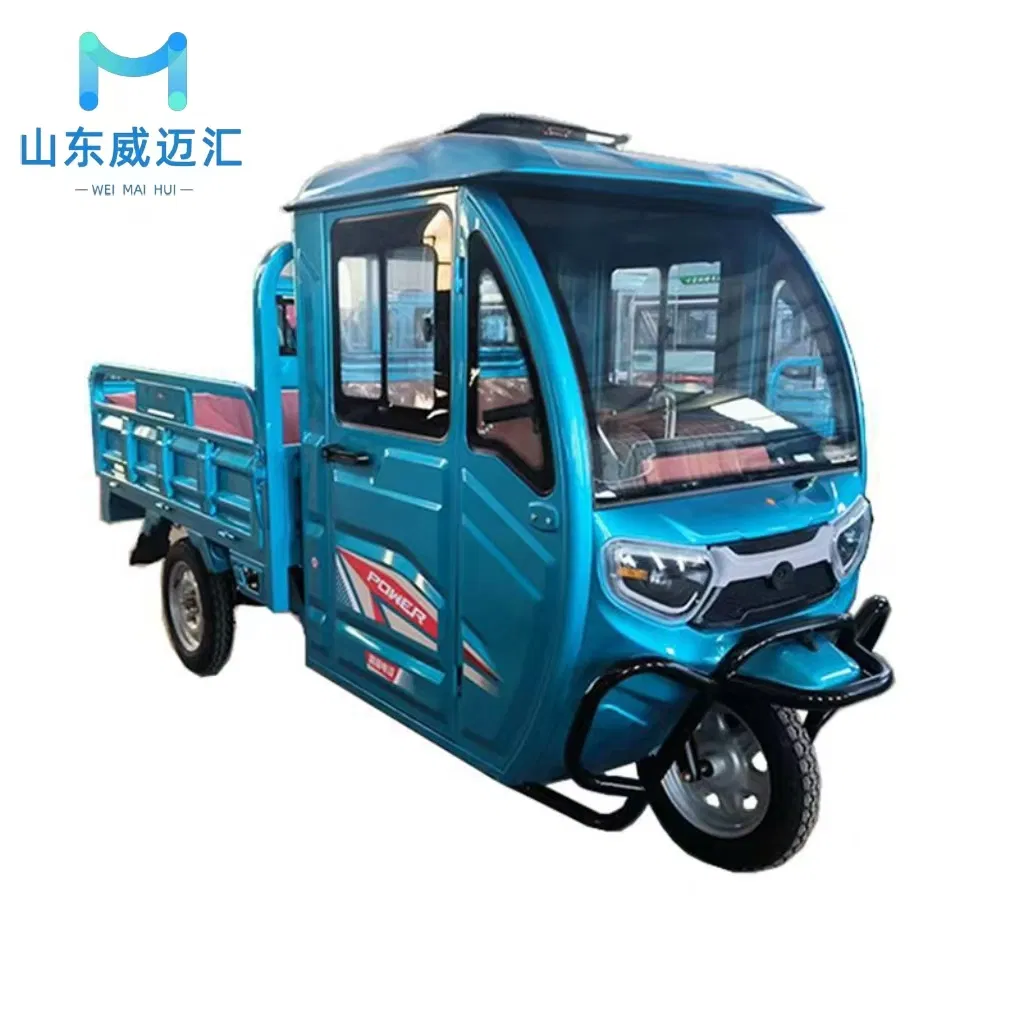 Versatile Enclosed Cabin Electric Tricycle for Cargo Transport - Image 5