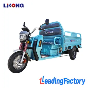 EU Standard Cheap Cargo Ebicycle 3-Wheel Electric Tricycle with Adjustable-Seats for Passenger - detail 12