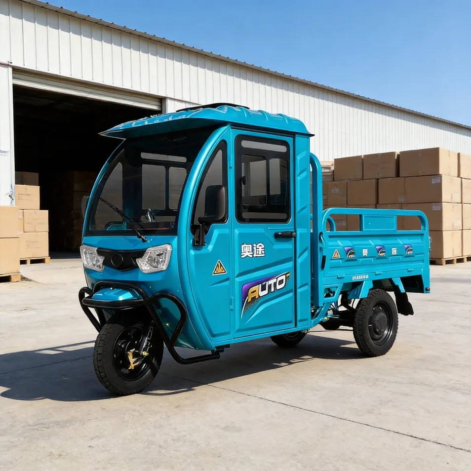 Electric Cargo Tricycle CCC Approval 1200W 72V 600kg Warehouse Transport Northern America Market - detail 5