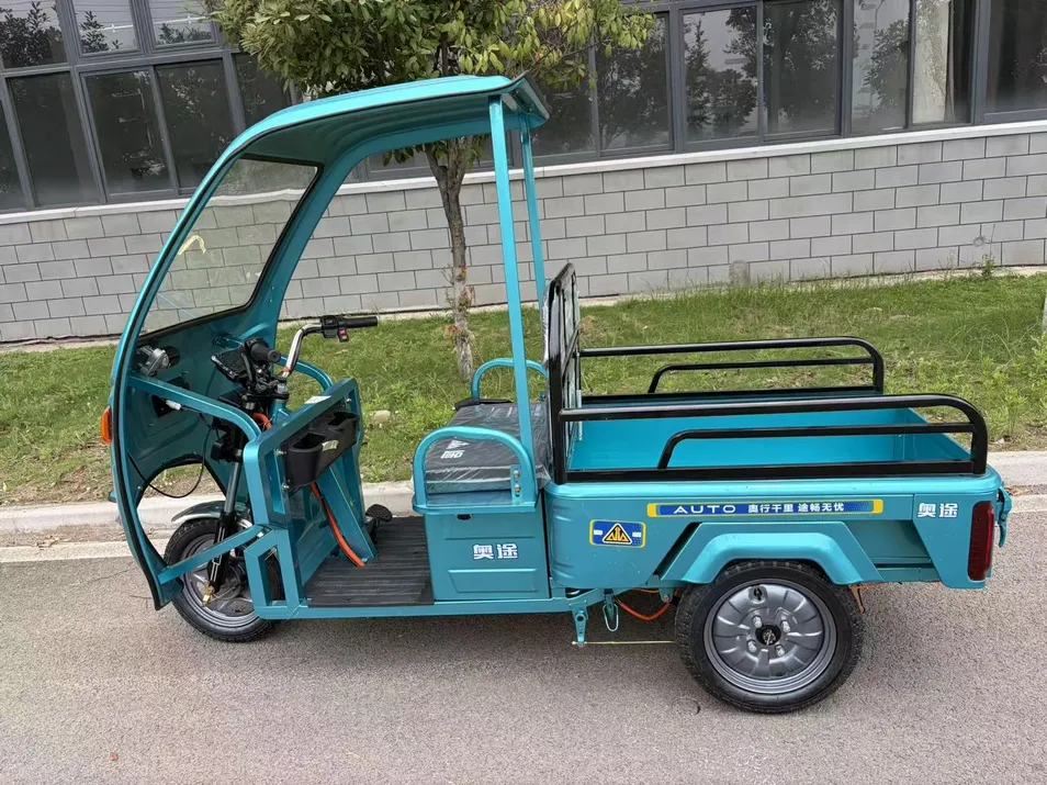 Electric Cargo Delivery Trike Heavy Duty 3-Wheel Electric Powered Tricycle for Logistics - detail 2