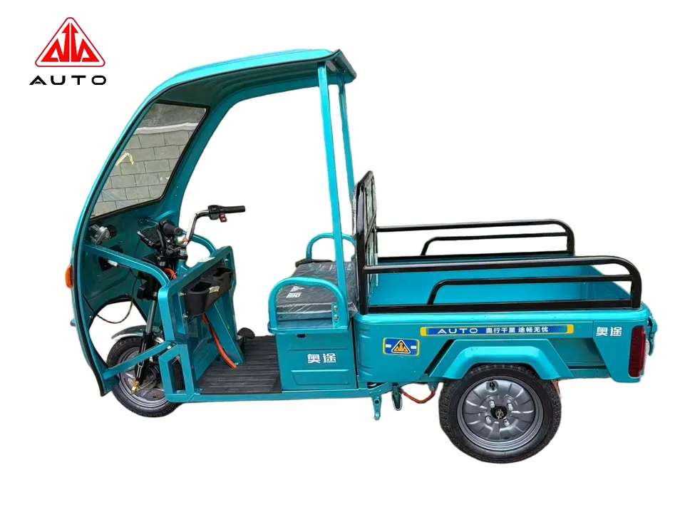 Electric Cargo Delivery Trike Heavy Duty 3-Wheel Electric Powered Tricycle for Logistics - detail 4
