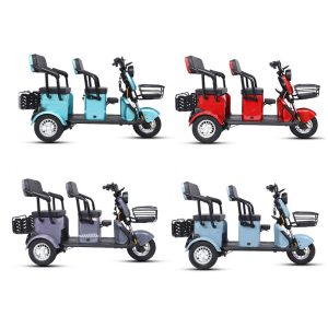 Electric for Tricycles with a Freezer Box 4 Wheels Passengers Cargo Sale in Philippines Heavy Minin Transportation 60V Tricycle