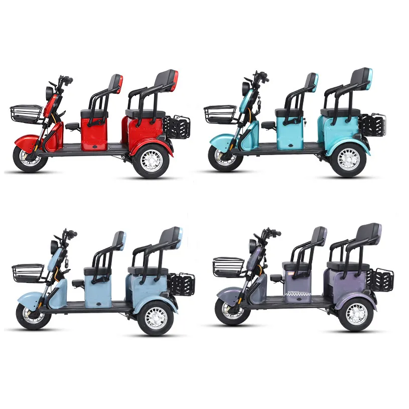 Electric for Tricycles with a Freezer Box 4 Wheels Passengers Cargo Sale in Philippines Heavy Minin Transportation 60V Tricycle - detail 14