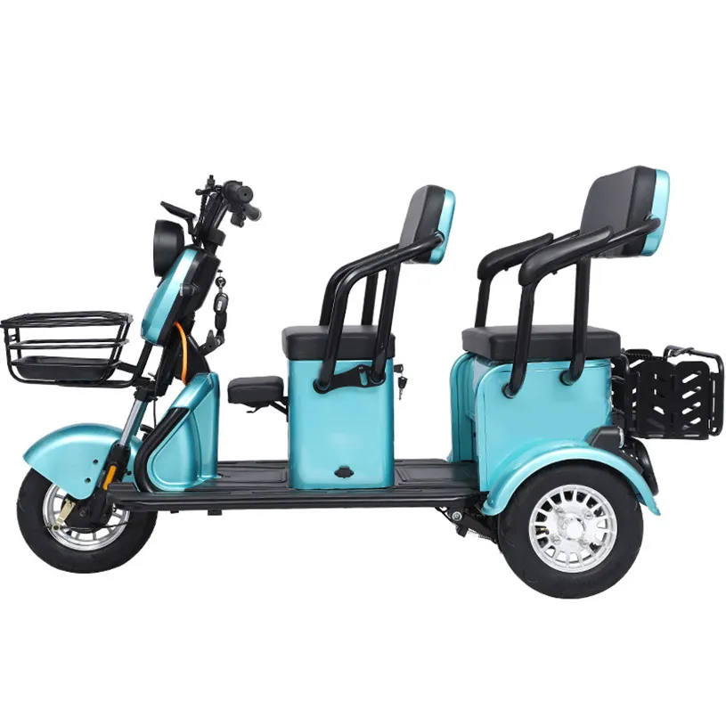Electric for Tricycles with a Freezer Box 4 Wheels Passengers Cargo Sale in Philippines Heavy Minin Transportation 60V Tricycle - detail 9