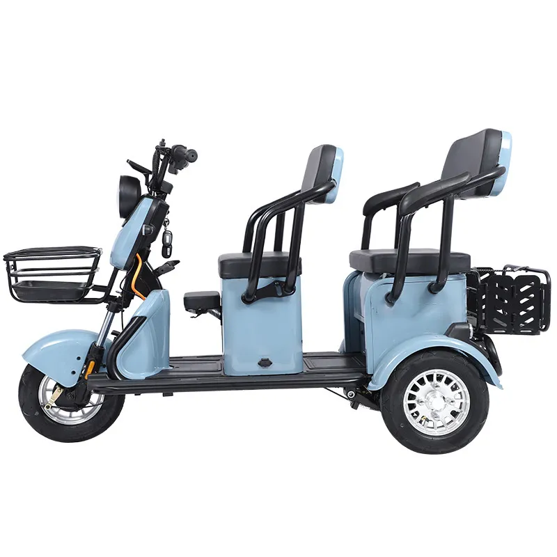 Electric for Tricycles with a Freezer Box 4 Wheels Passengers Cargo Sale in Philippines Heavy Minin Transportation 60V Tricycle - detail 10