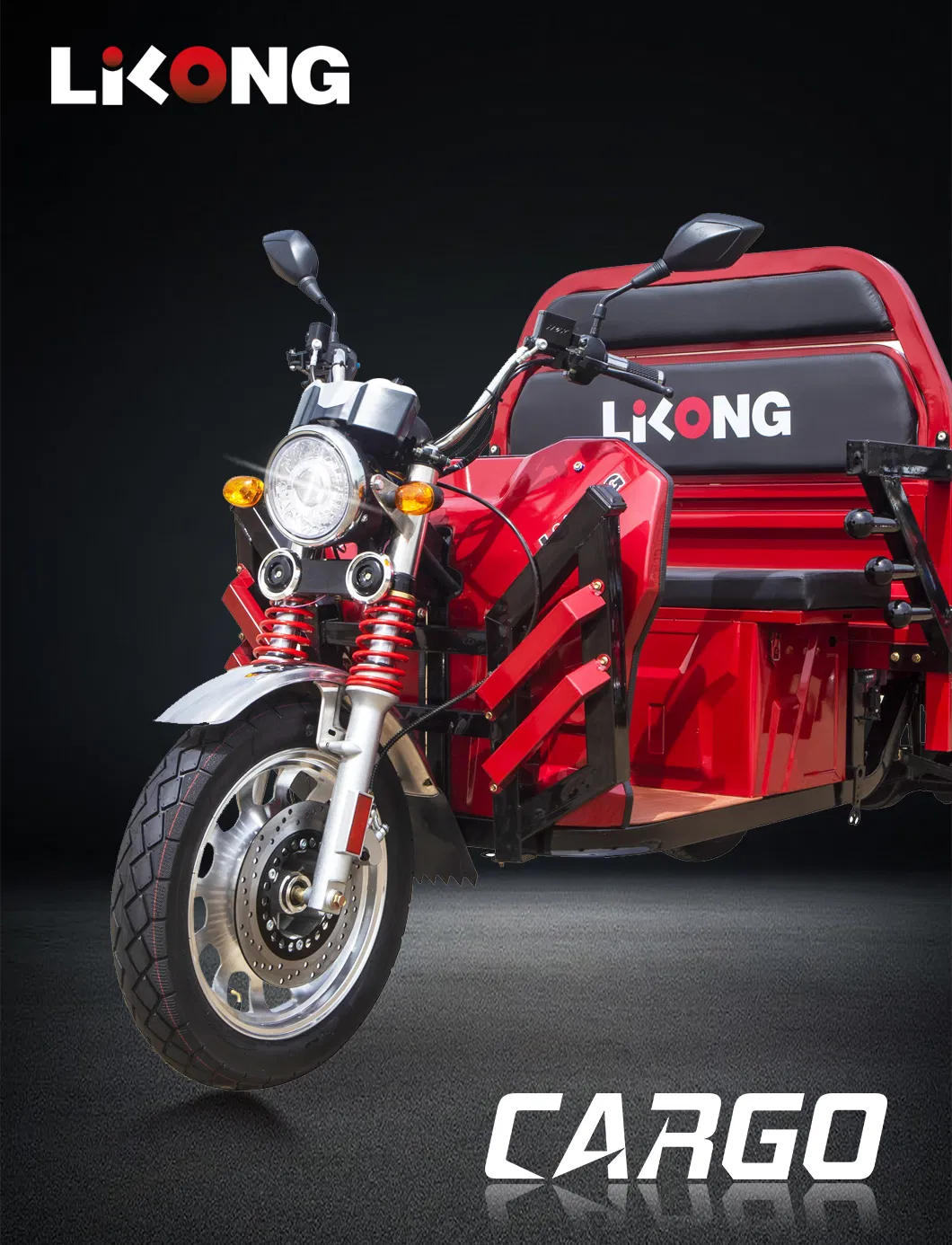 L-C01 E-Bike Electric Trike 3-Wheel New Style Electric Tricycle for Cargo - detail 1