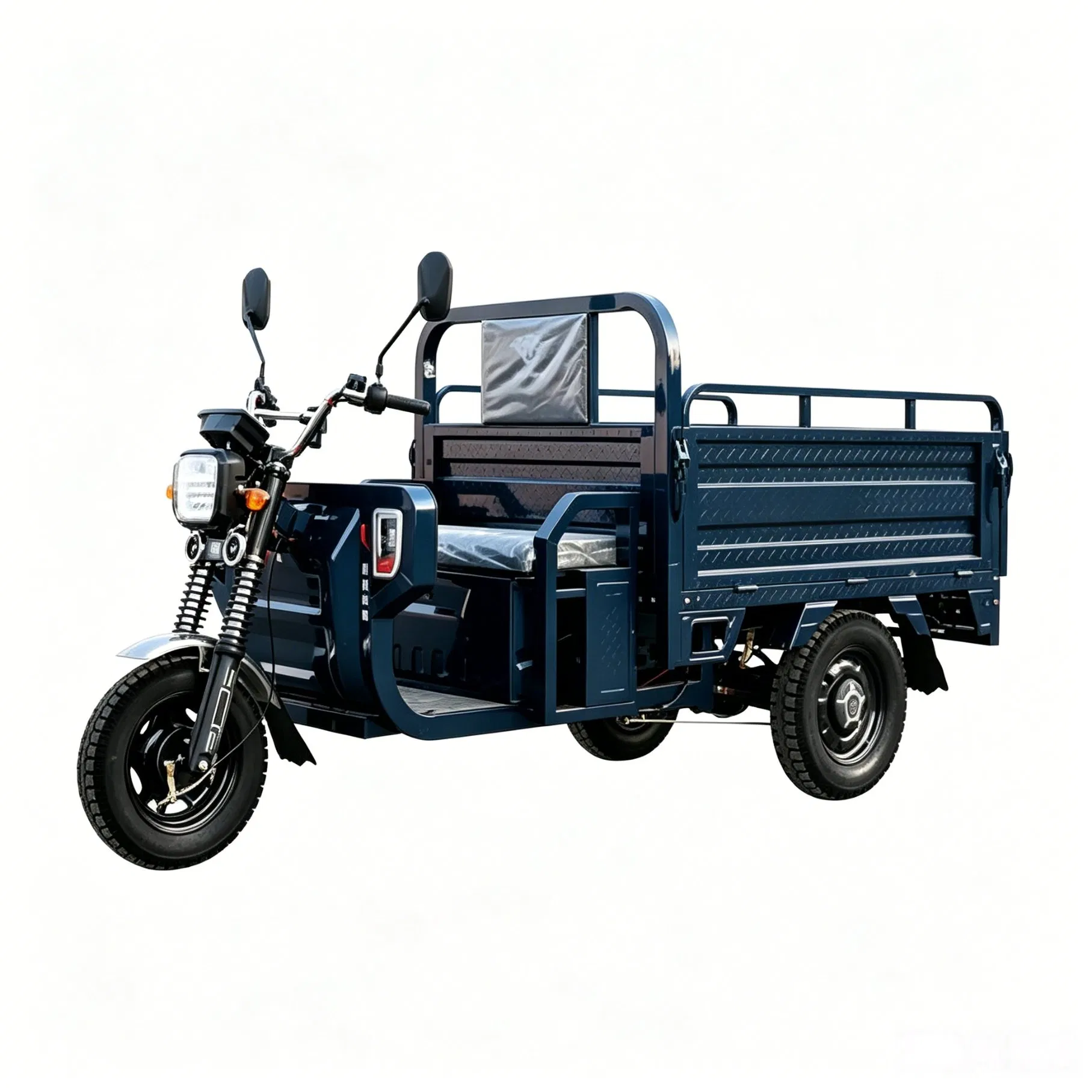Agricultural Electric Tricycle Open Body 1.5m Cargo Box 800W - Image 5