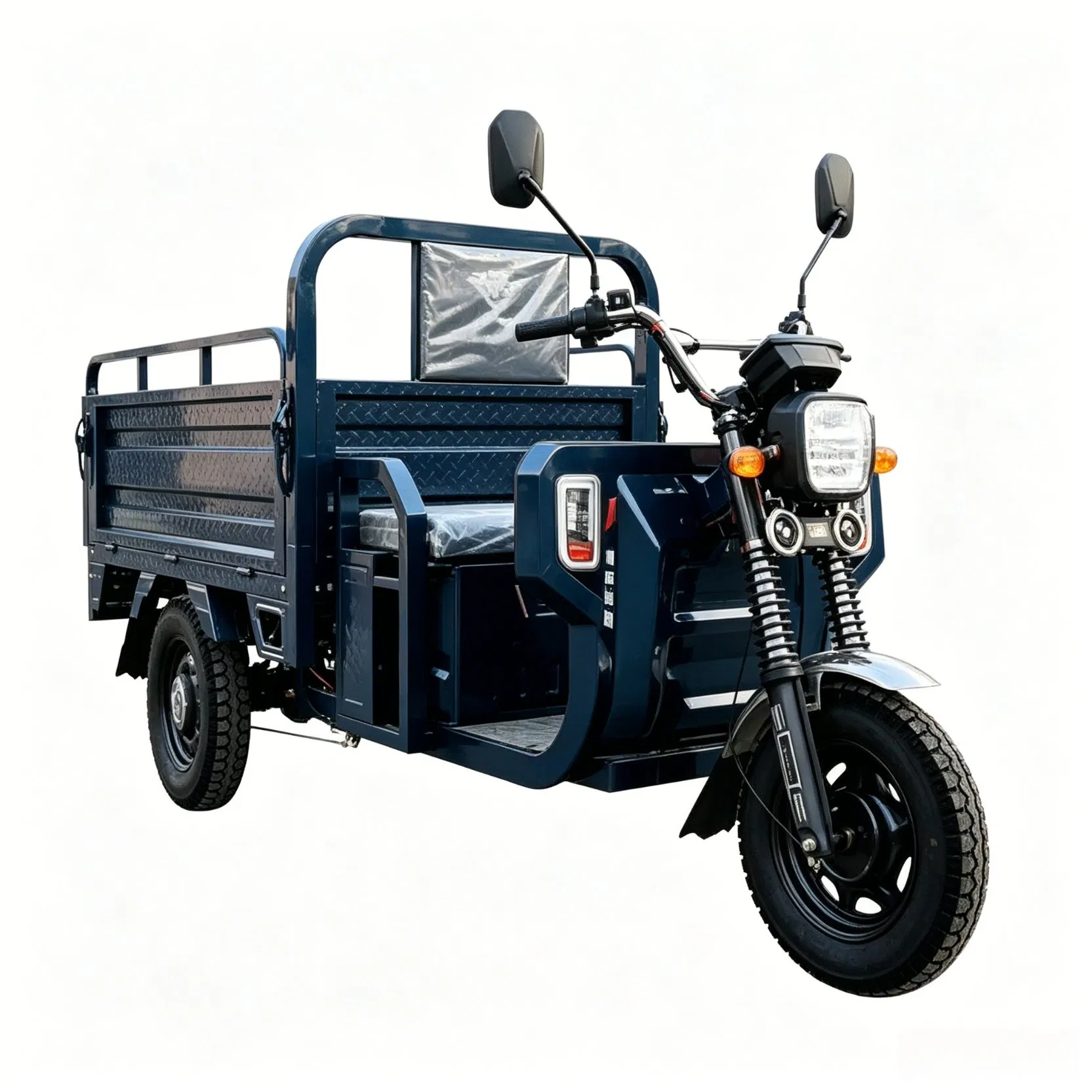 Agricultural Electric Tricycle Open Body 1.5m Cargo Box 800W - Image 6