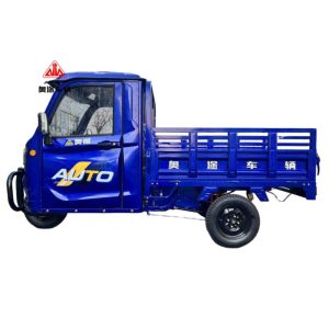 High Torque Electric Semi-Closed Cargo Tricycle for Street Shops