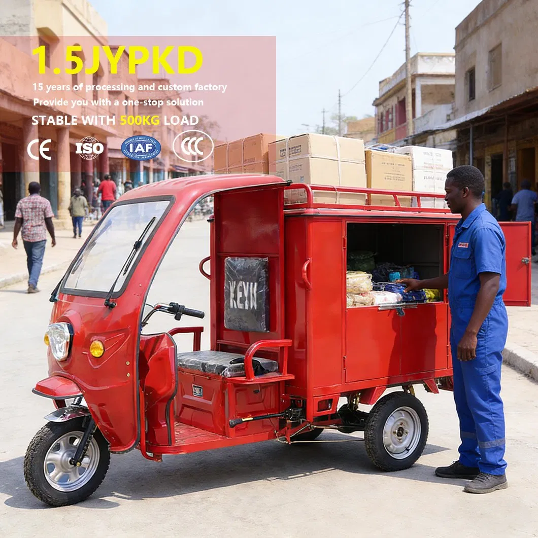 Keyu Direct Sales Closed 2 Seat Electric Tricycles Cargo for Deliver Parcels - detail 1