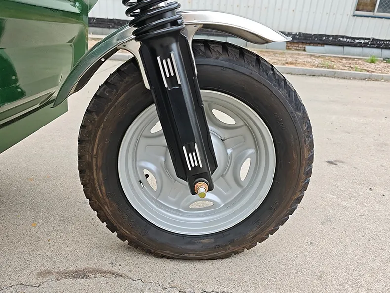 Wholesale Heavy Duty 1200W 60V 72V Open Body 160cm Cargo Box Electric Cargo Tricycle 600kg Load Shock Absorber for Farm Delivery - detail 13