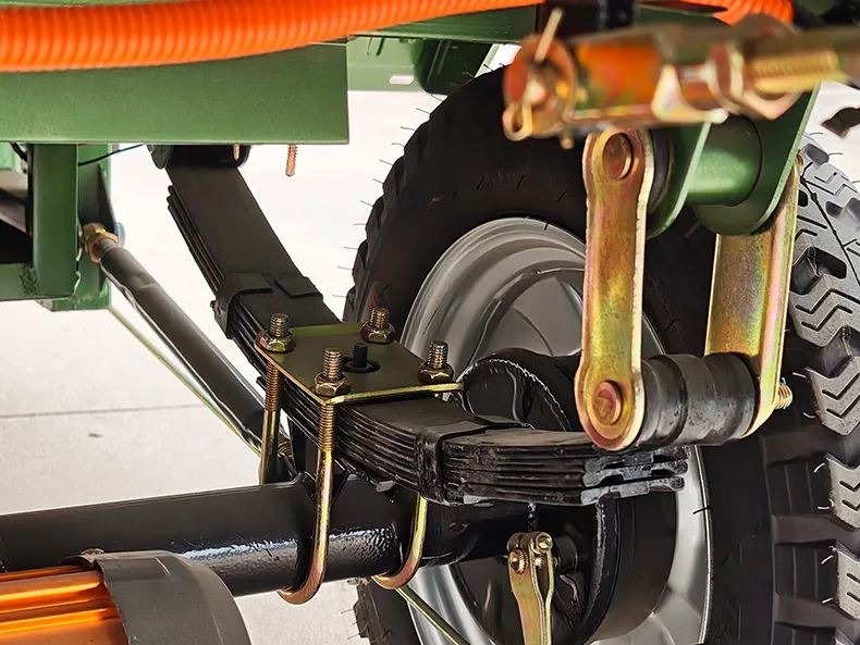Wholesale Heavy Duty 1200W 60V 72V Open Body 160cm Cargo Box Electric Cargo Tricycle 600kg Load Shock Absorber for Farm Delivery - detail 16