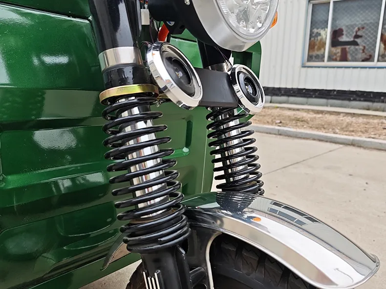 Wholesale Heavy Duty 1200W 60V 72V Open Body 160cm Cargo Box Electric Cargo Tricycle 600kg Load Shock Absorber for Farm Delivery - detail 7