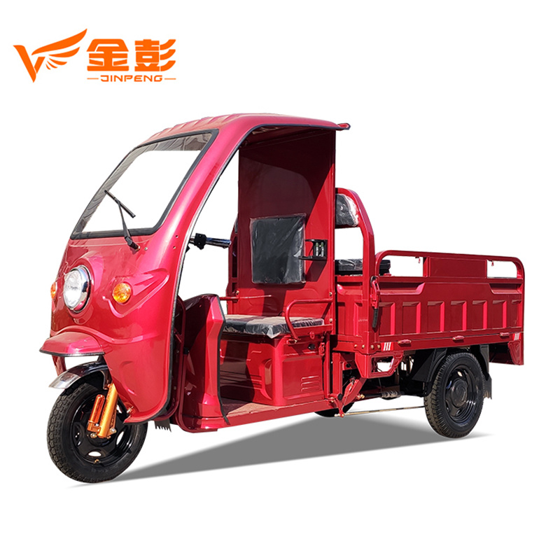 Jinpeng Brand High Quantity Electric Cargo Tricycle with Closed-Cabin