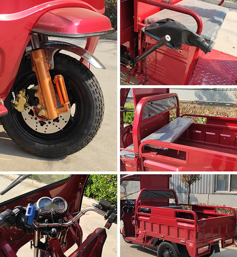 Jinpeng Brand High Quantity Electric Cargo Tricycle with Closed-Cabin - Image 6