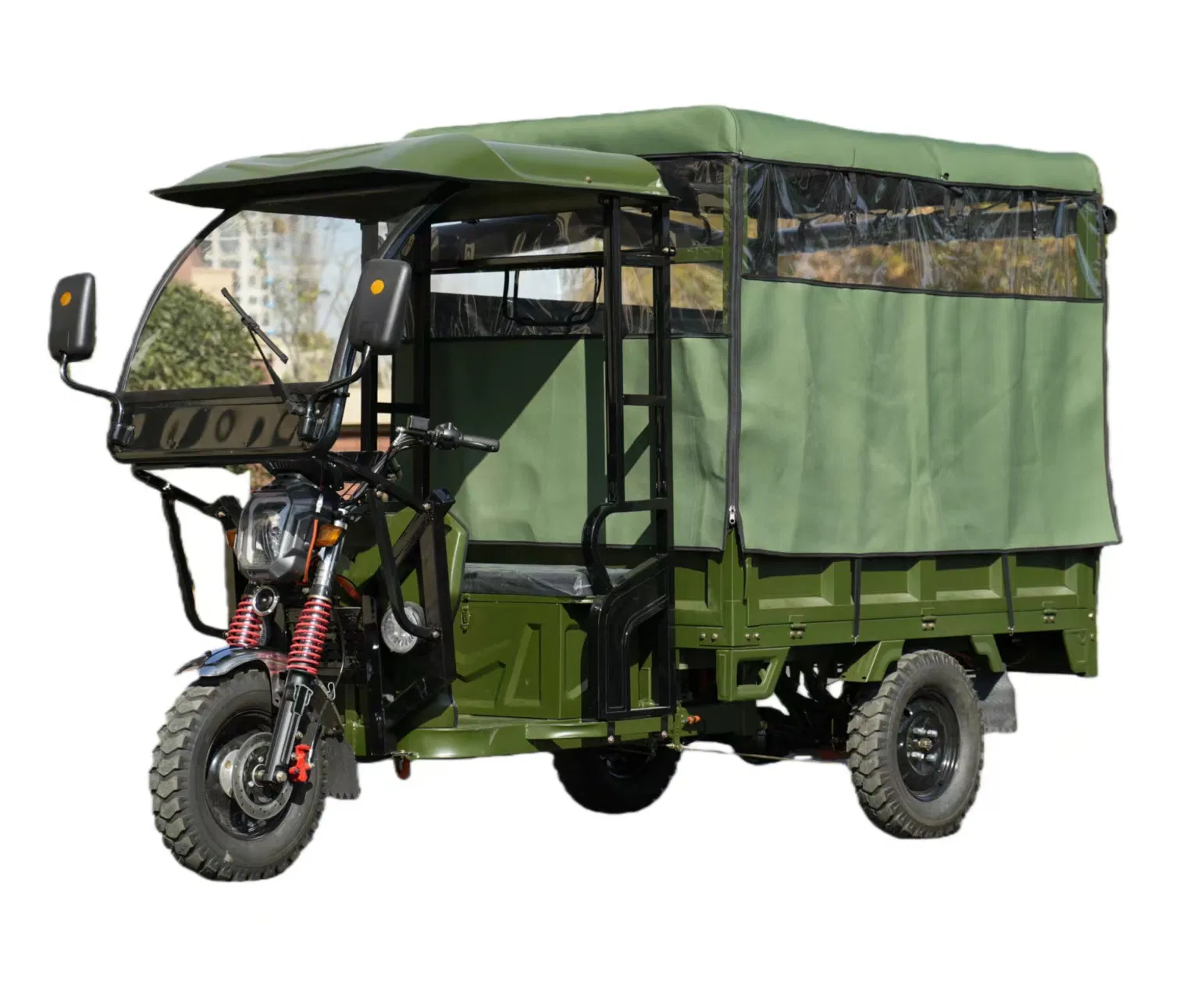 CKD/SKD Three Wheeler Electric Tricycle for Cargo and Passenger Transport - detail 1