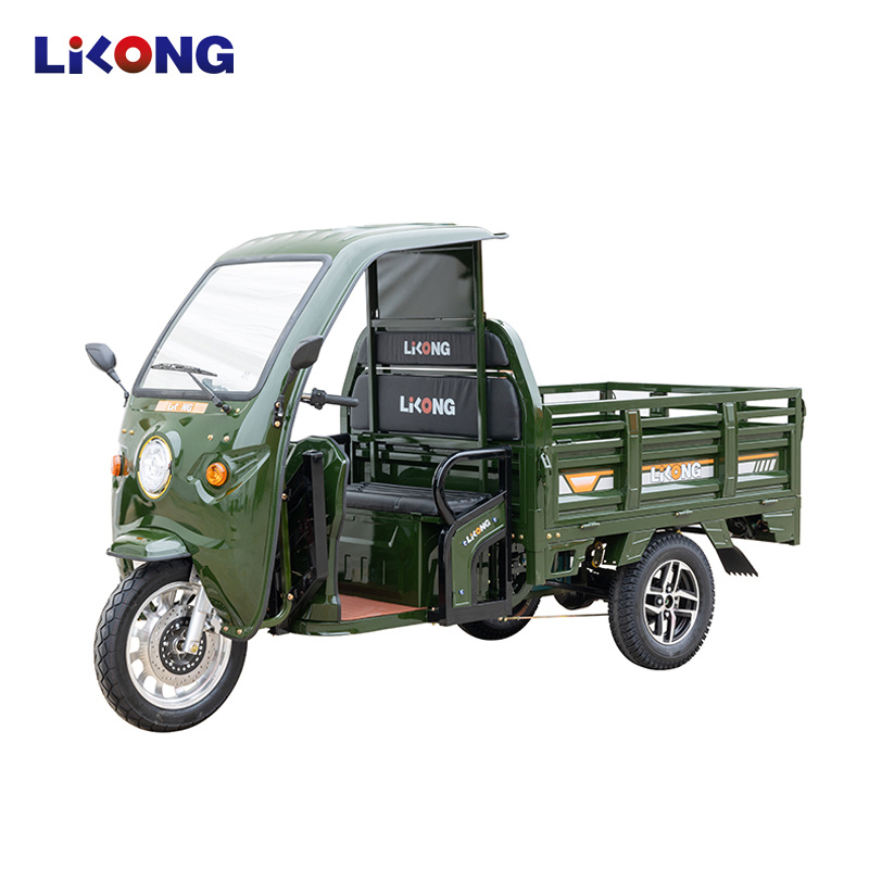 EEC CE CNAS ISO Certified Battery Motorcycle 3-Wheel Electric Tricycle for Cargo