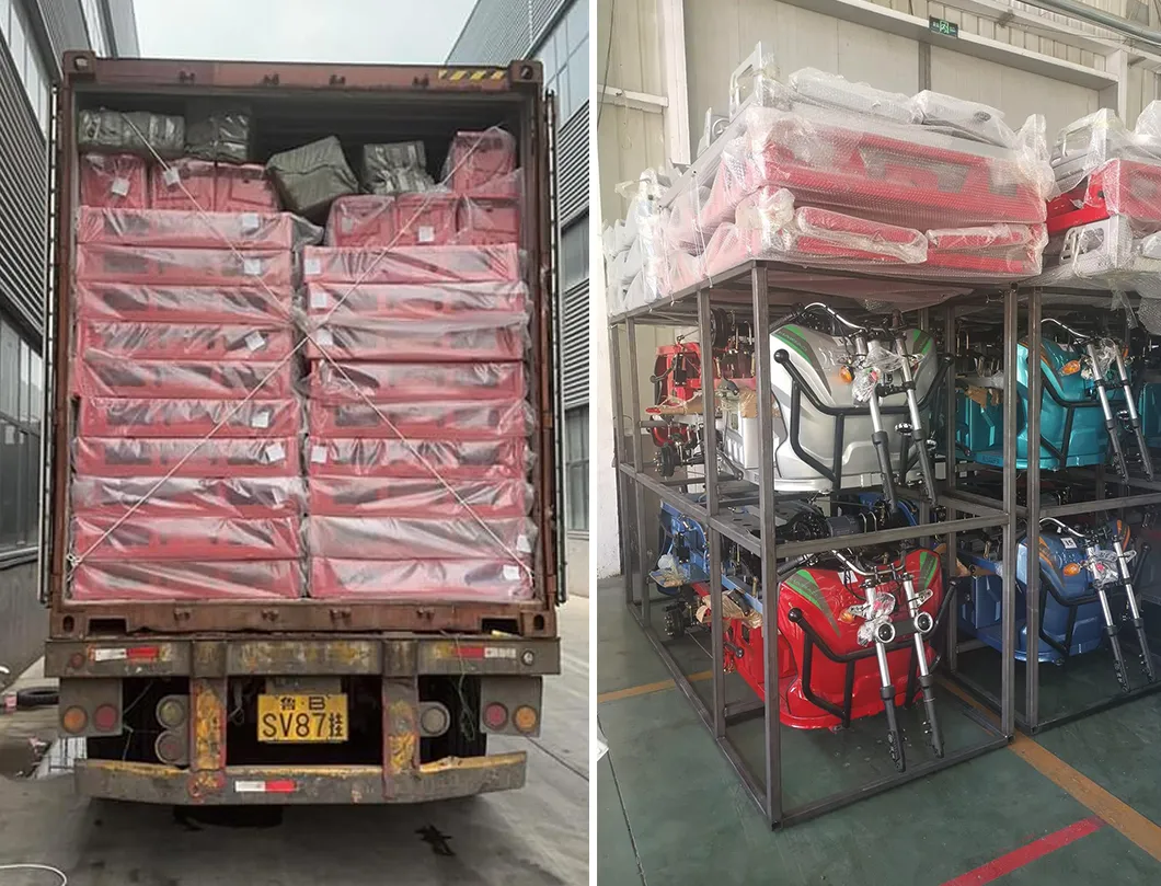 Senka Factory Direct Sales 3 Wheel Cheap EV Tuktuk Taxi Tuk Folding Seat Motorcycle 1200W Motor Electric Cargo and Passenger Tricycle with Cab - detail 12
