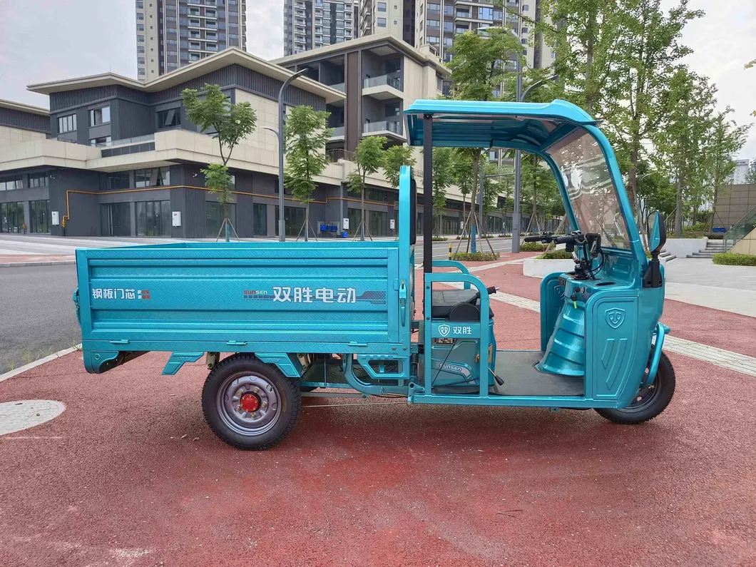 Wholesale Open-Style Electric Cargo Tricycle 1000W 3 Wheel Motor Tricycle Factory Price Custom Colors - detail 3