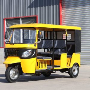 Auto Rickshaw Closed Electric 3000W 4000W 3 Wheeler Motociclet Triciclo Gasolina Tricycle Motor Pickup Cargo 3 Row Passengers Motorcycle Adult Taxi Tuk-Tuk