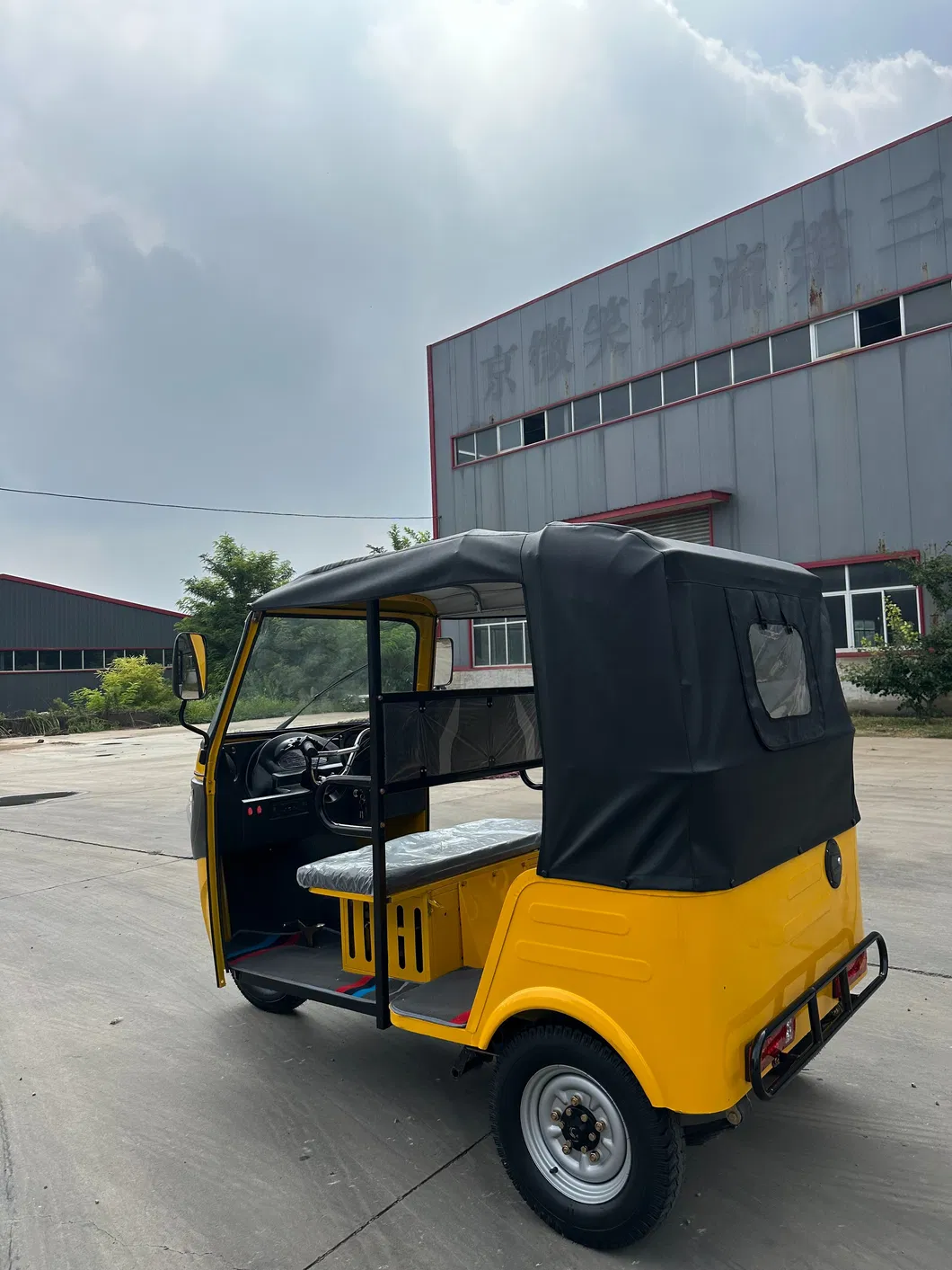 Auto Rickshaw Closed Electric 3000W 4000W 3 Wheeler Motociclet Triciclo Gasolina Tricycle Motor Pickup Cargo 3 Row Passengers Motorcycle Adult Taxi Tuk-Tuk - detail 2