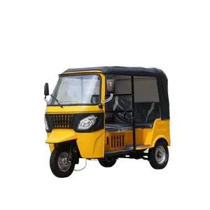 Auto Rickshaw Closed Electric 3000W 4000W 3 Wheeler Motociclet Triciclo Gasolina Tricycle Motor Pickup Cargo 3 Row Passengers Motorcycle Adult Taxi Tuk-Tuk - detail 14