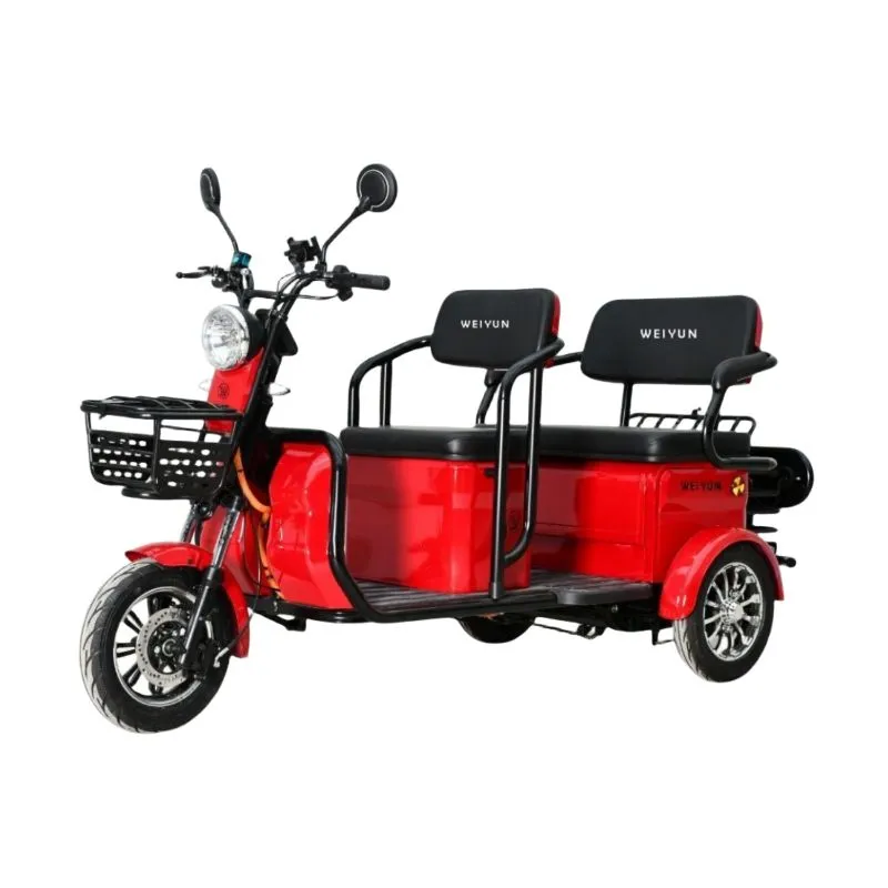Factory Price Three-Wheel Electric Tricycle for Cargo and Passengers with Foldable Seats - detail 4